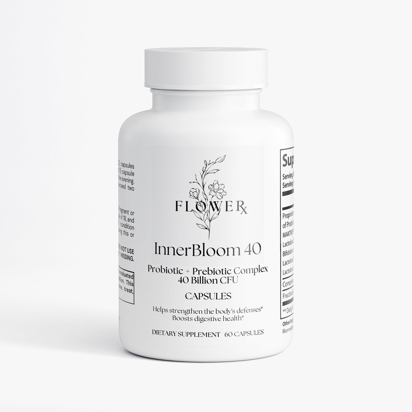 InnerBloom 40 Probiotic + Prebiotic Complex 40 Billion CFU