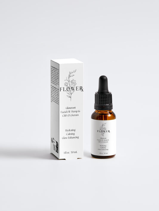 Glowroot  Facial Oil – Hemp & CBD (1%)